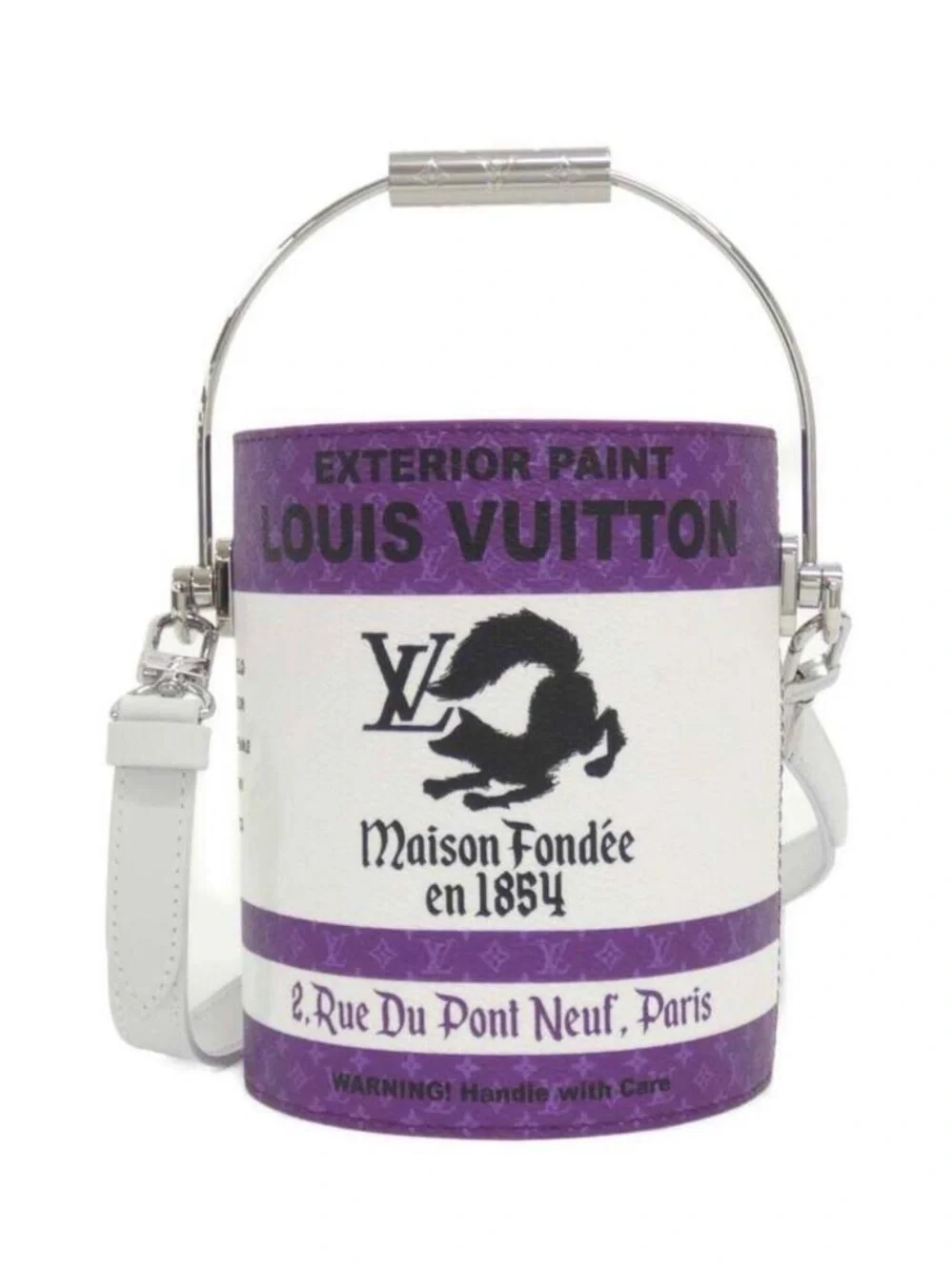 ✨💎LIMITED EDITION💎✨ Ultra Rare Louis Vuitton ULTRA VIOLET Paint Can Bucket Bag! - Picture 2 of 8